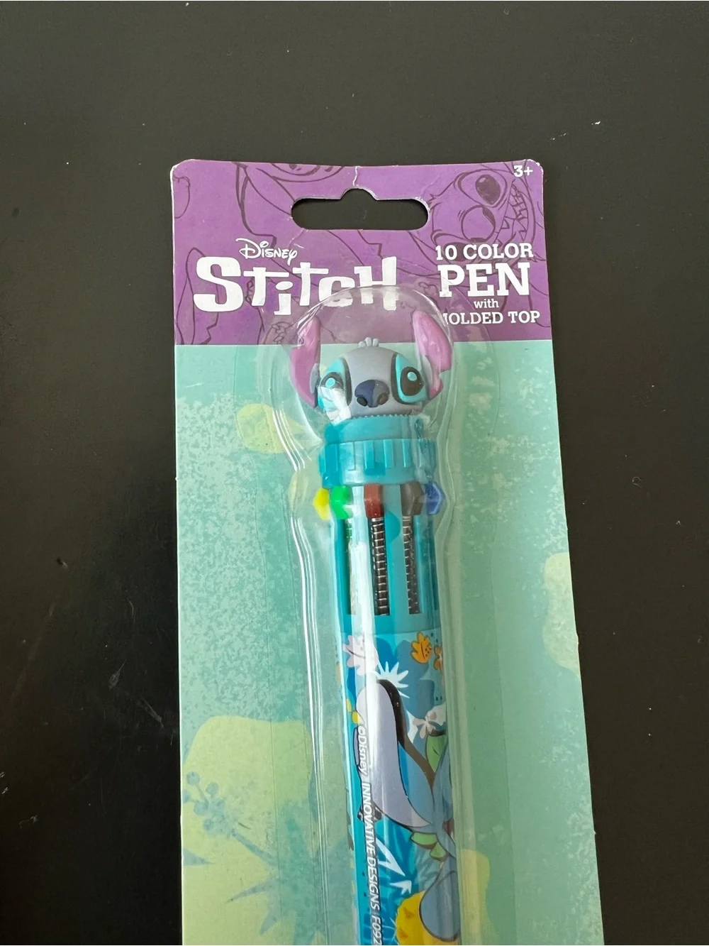 Disney & Star Wars Novelty Pen 3-Piece Bundle - 3D Spinner & Stitch 10-Color
